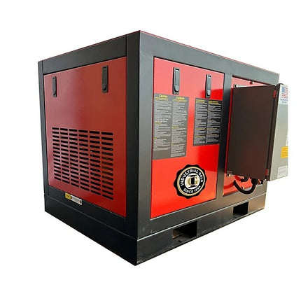 Industrial Gold 10HP 3-Phase Enclosed Rotary Screw Air Compressor 40CFM