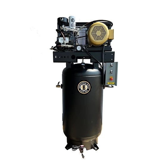Industrial Gold 7.5HP 80 Gal Vertical Rotary Screw Air Compressor 230V