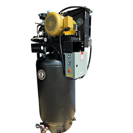Industrial Gold 7.5HP 80 Gal Vertical Rotary Screw Air Compressor 230V