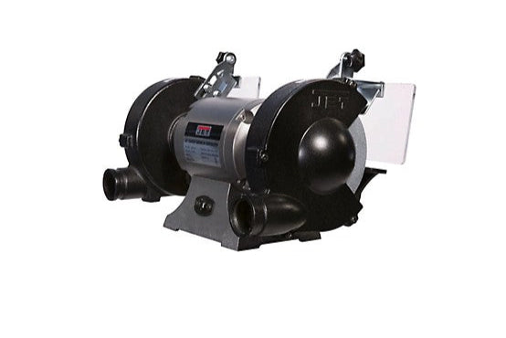 JET 8-Inch Electric Grinder Heavy-Duty 8 Amp Bench Tool with Wire Wheel & Grinding Wheel Combo