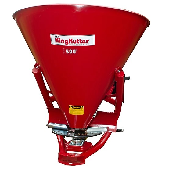 King Kutter Heavy-Duty Steel Broadcast Spreader & Seeder