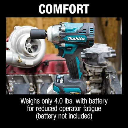 Makita 18V LXT 1/2" Brushless 4-Speed Impact Wrench – 480 ft-lbs, Bare Tool