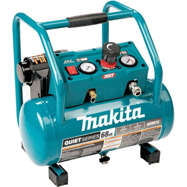 Makita 40V XGT 2-Gallon Low-Noise Air Compressor
