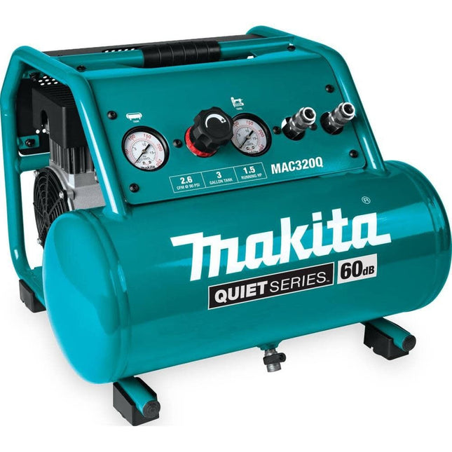 Makita 3-Gal 1.5HP Oil-Free Air Compressor