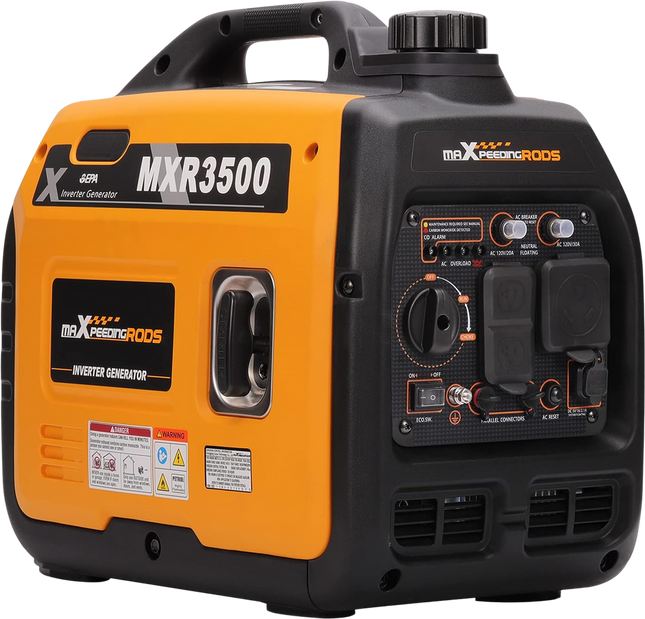 Maxpeedingrods MXR3500-US 3500W Inverter Generator RV Ready CO Alert