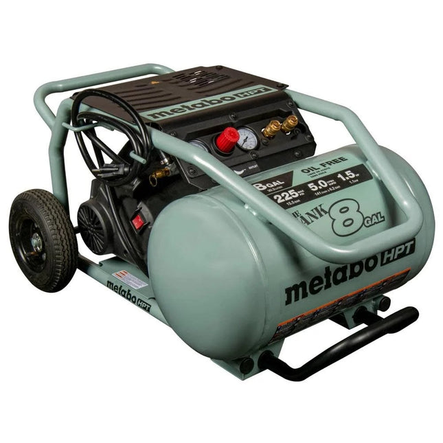 Metabo HPT 8-Gal Industrial Trolley Air Compressor