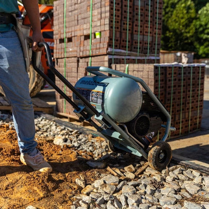 Metabo HPT 8-Gal Industrial Trolley Air Compressor