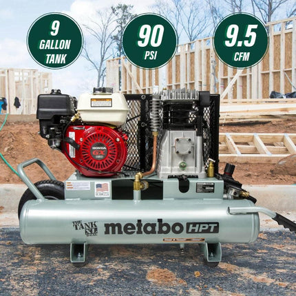 Metabo HPT 9-Gal Wheelbarrow Compressor