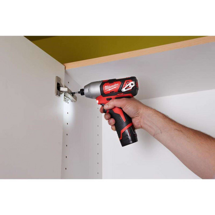 Milwaukee M12 1/4" Brushed Cordless Impact Driver Kit with Battery & Charger