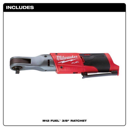 Milwaukee M12 FUEL 3/8" Brushless Cordless Ratchet