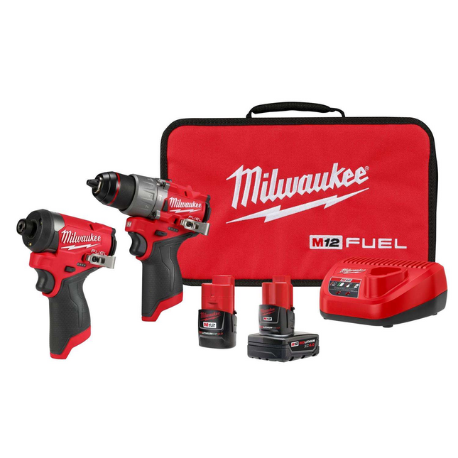 Milwaukee M12 FUEL 12V Cordless 2-Piece Kit