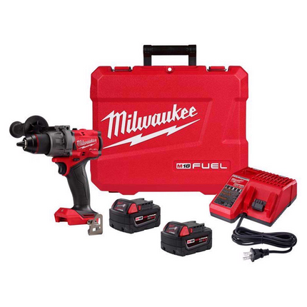 Milwaukee M18 FUEL 1/2" Brushless Cordless Hammer Drill Driver Kit