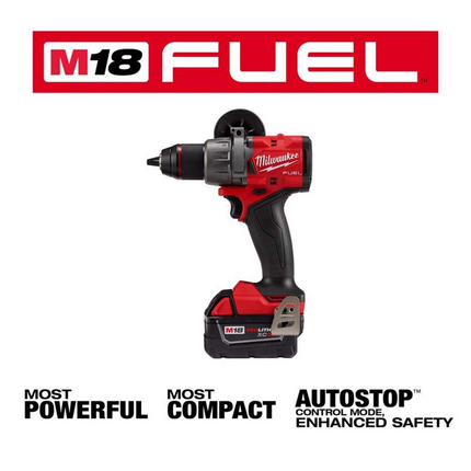 Milwaukee M18 FUEL 1/2" Brushless Cordless Hammer Drill Driver Kit