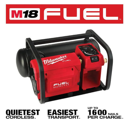 Milwaukee M18 2-Gallon Silent Portable Air Compressor