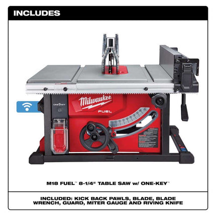 Milwaukee M18 FUEL 8-1/4" Cordless Table Saw (Bare Tool)