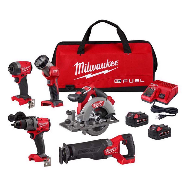 Milwaukee 18V FUEL Brushless 5-Tool Professional Set