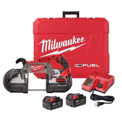Milwaukee M18 FUEL 5" Deep Cut Band Saw Kit with Battery & Charger