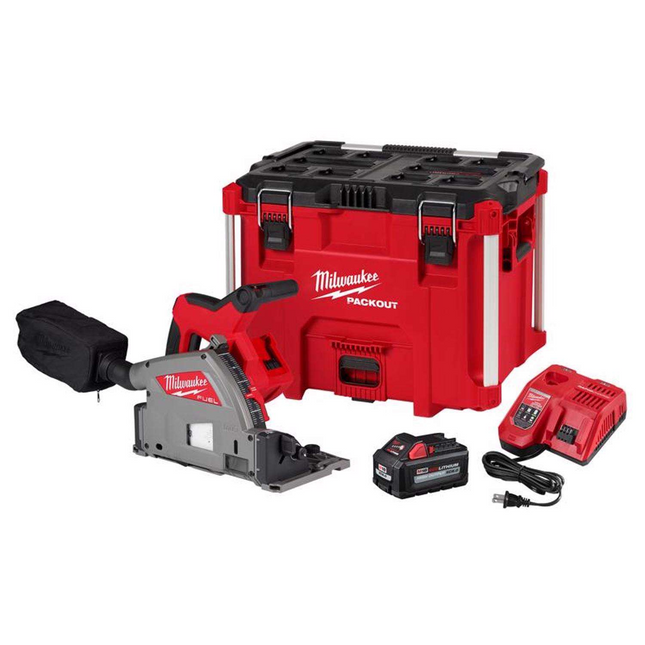 Milwaukee M18 FUEL 18V 6.5" Cordless Track Saw Kit