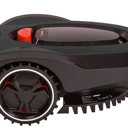 MowRo RM18-BLACK 28V Robotic Lawn Mower with Install Kit & 2.0Ah Battery