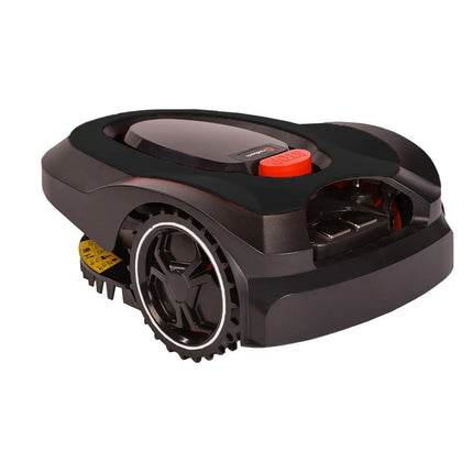 MowRo RM18-BLACK 28V Robotic Lawn Mower with Install Kit & 2.0Ah Battery