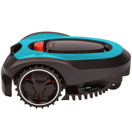 MowRo RM18-BLUE 28V Robotic Lawn Mower with Install Kit & 2.0Ah Battery