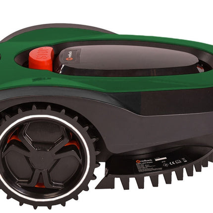 MowRo RM18-GREEN 28V Robotic Lawn Mower with Install Kit & 2.0Ah Battery