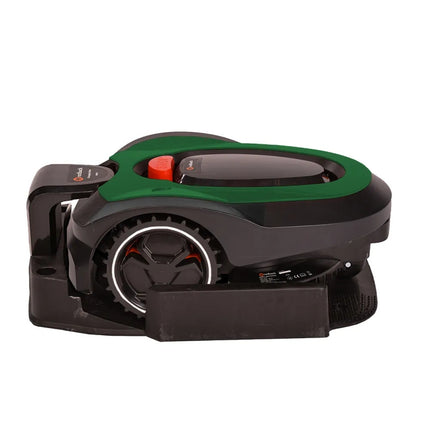 MowRo RM18-GREEN 28V Robotic Lawn Mower with Install Kit & 2.0Ah Battery