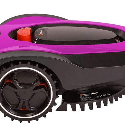 MowRo RM18-PINK 28V Robotic Lawn Mower with Install Kit & 2.0Ah Battery