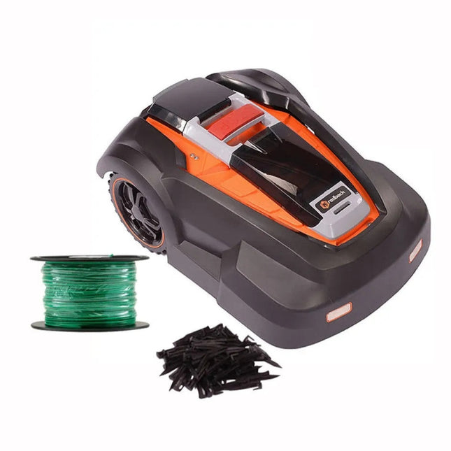 MowRo RM24-EXT 28V Robot Lawn Mower with Install Kit & 4.0Ah Battery