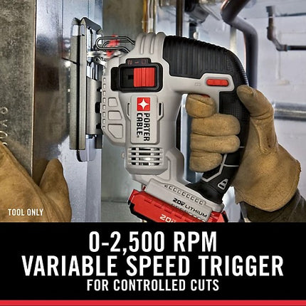 PORTER-CABLE 20V Max Cordless Lithium-Ion Jigsaw