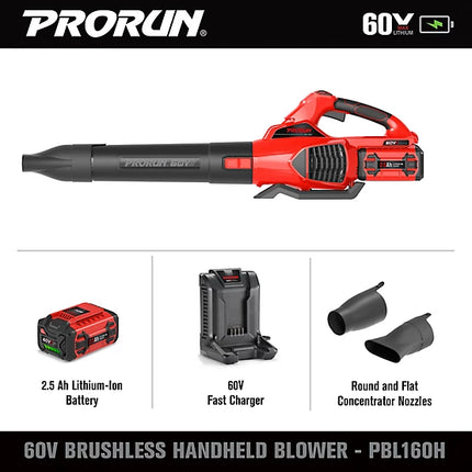 PRORUN 60V MAX Brushless Leaf Blower
