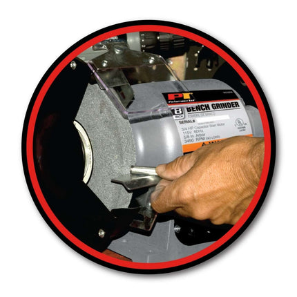 Performance Tool 8" Heavy Duty Bench Grinder 3/4 HP Motor
