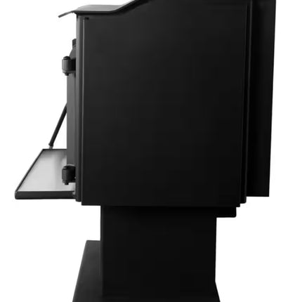 Pleasant Hearth 1,200 Sq. Ft. EPA Wood Stove with Blower & Ash Lip 56,107 BTU Steel Heater