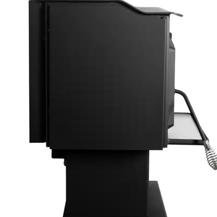 Pleasant Hearth 1,200 Sq. Ft. EPA Wood Stove with Blower & Ash Lip 56,107 BTU Steel Heater