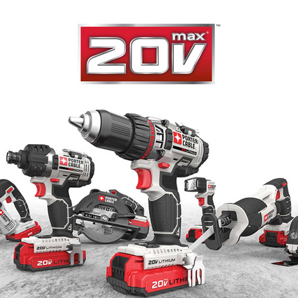 Porter Cable 20V MAX 1/4" Brushed Cordless Compact Impact Driver Kit