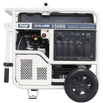 Pulsar PG15KVTWB 12000W/15000W Dual Fuel Portable Generator Electric Start New