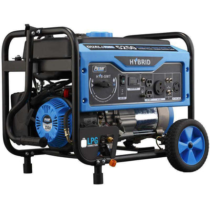 Pulsar PG5250B 5250W/4250W Dual Fuel Portable Generator Recoil Start New