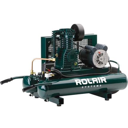 Rolair 9-Gal Dual Tank Air Compressor