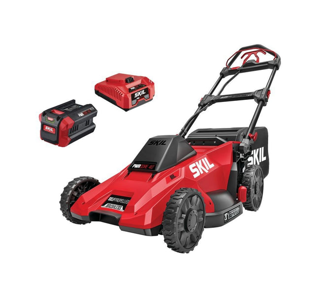 SKIL PWR CORE 40 40V Brushless 20" Self-Propelled Lawn Mower Kit