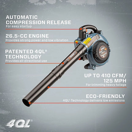 Senix 26.5cc Gas Leaf Blower