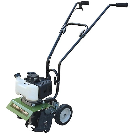 Sportsman Series 7-10 Inch 16-Tine 43cc 2-Stroke Gas Mini Tiller & Cultivator