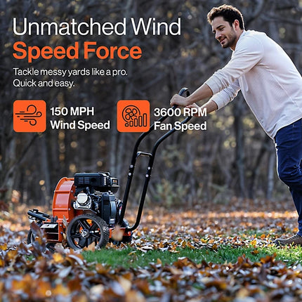 SuperHandy 209cc Walk-Behind Leaf Blower