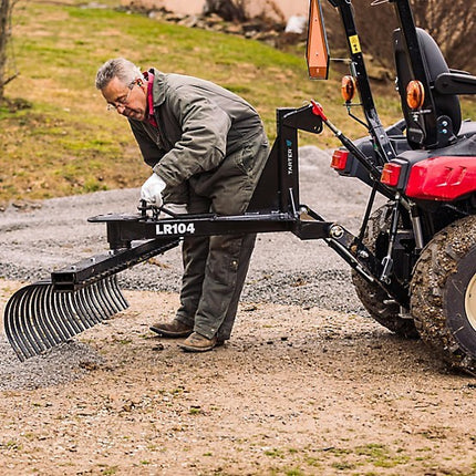 Tarter 4' Sub-Compact Landscape Rake
