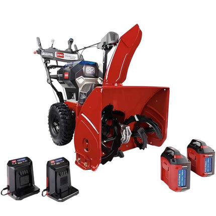 Toro 60V 26" Electric Cordless Snow Blower with Batteries