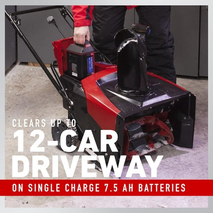 Toro FLEX FORCE 21" Power Clear Snow Blower Kit 60V 7.5Ah Battery & Charger