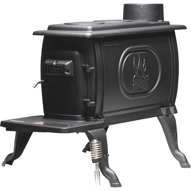 US Stove US1269E Cast Iron Log Wood Stove 900 sq. ft. 54,000 BTU