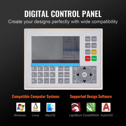 VEVOR 130W High-Power CO2 Laser Engraver 35" x 55" Cutting Table
