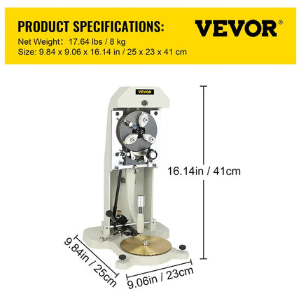 VEVOR Inside Ring Engraving Machine 1.5–2mm Manual Stamper