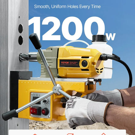 Vevor Electric Mag Drill 1200W 40mm Boring 850 RPM