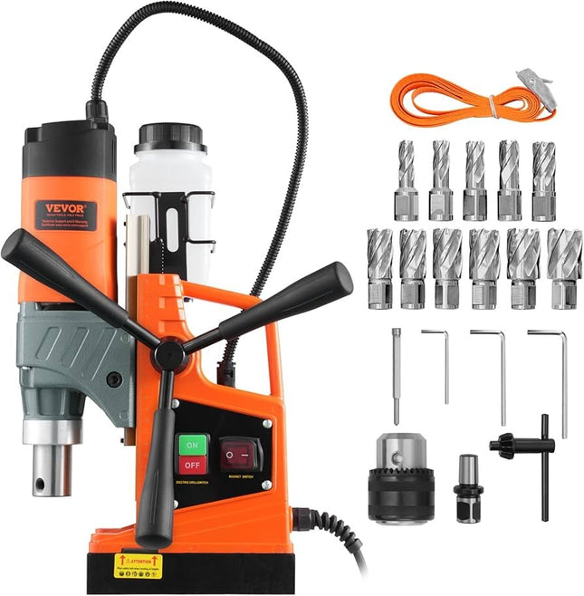 Vevor 1450W Magnetic Drill Press 1.57" Capacity 850RPM